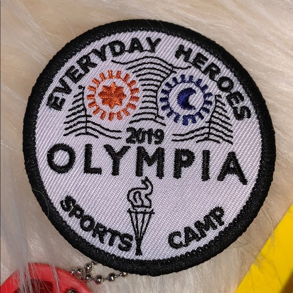 Olympia sports camp badge tag and bracelet NWOT - Picture 3 of 5
